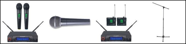 Mics Radio Mics & Stands Hire